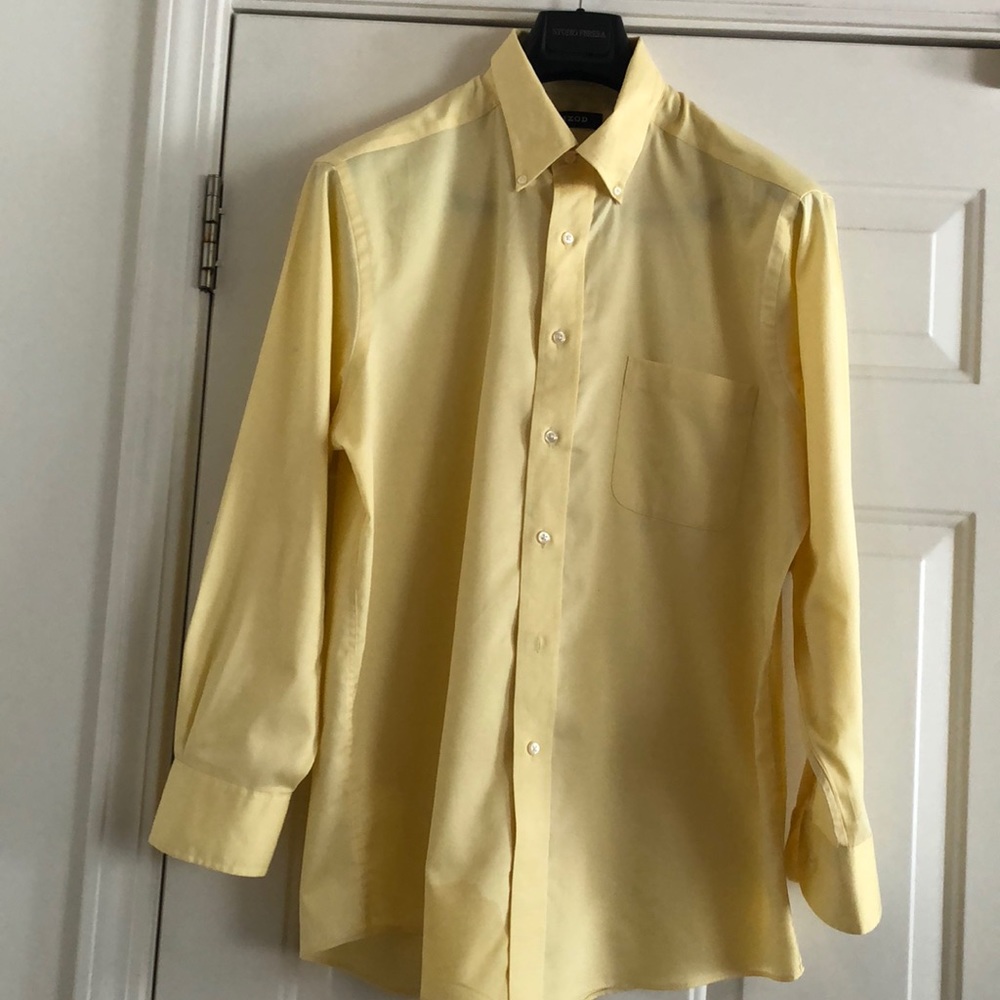 Izod Yellow Oxford Shirt